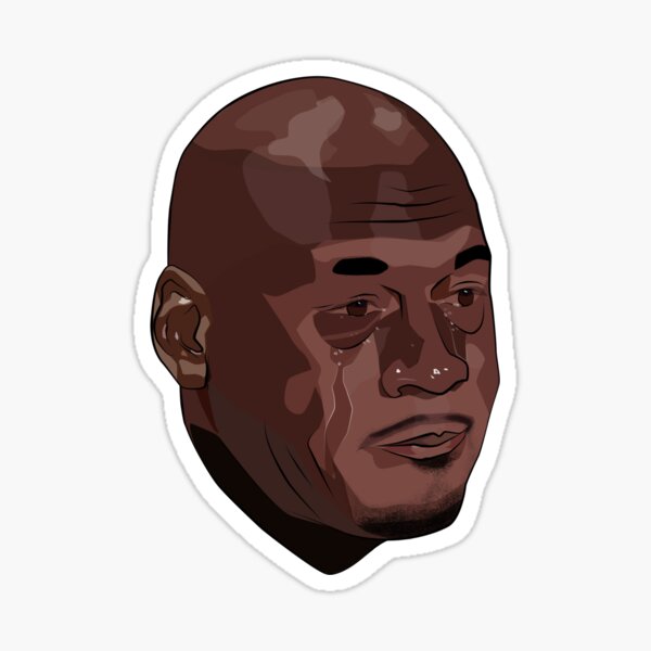 Crying Jordan Sticker