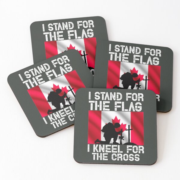 Item preview, 'I STAND FOR THE FLAG I KNEEL FOR THE CROSS' COLLECTION designed and sold by JRM Tees & More Store.