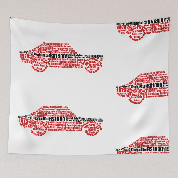 Item preview, Mk 2 escort rally car wordart designed and sold by Motorsportmugs.