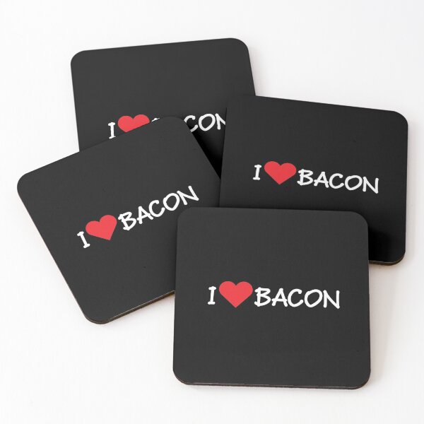 Item preview, I Love Bacon / I Heart Bacon designed and sold by CottonwoodToo.