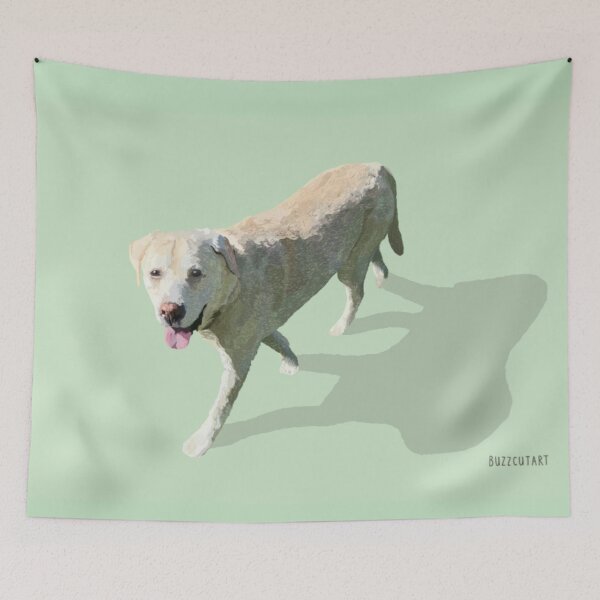 Item preview, Yellow Dog Painting designed and sold by buzzcutart.