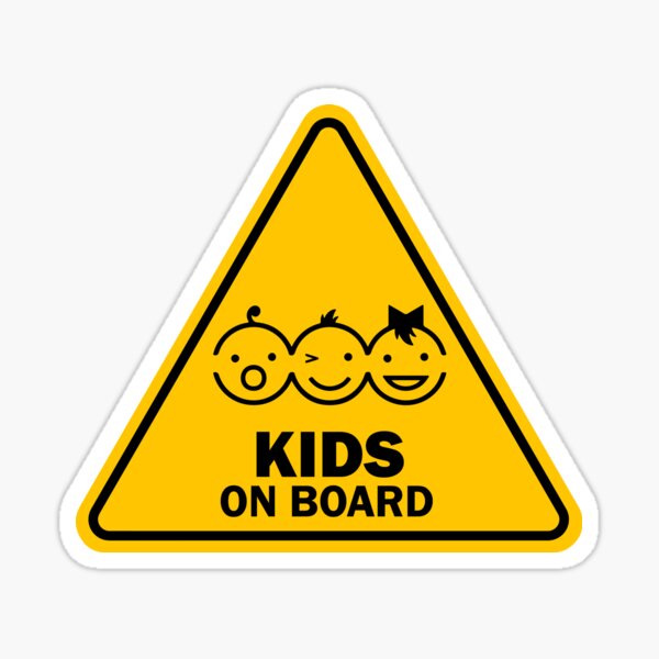 Item preview, Kids on Board designed and sold by DogsHearted.