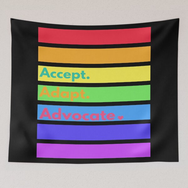 Item preview, Accept Adapt Advocate Classic Tee designed and sold by Fulfilling.