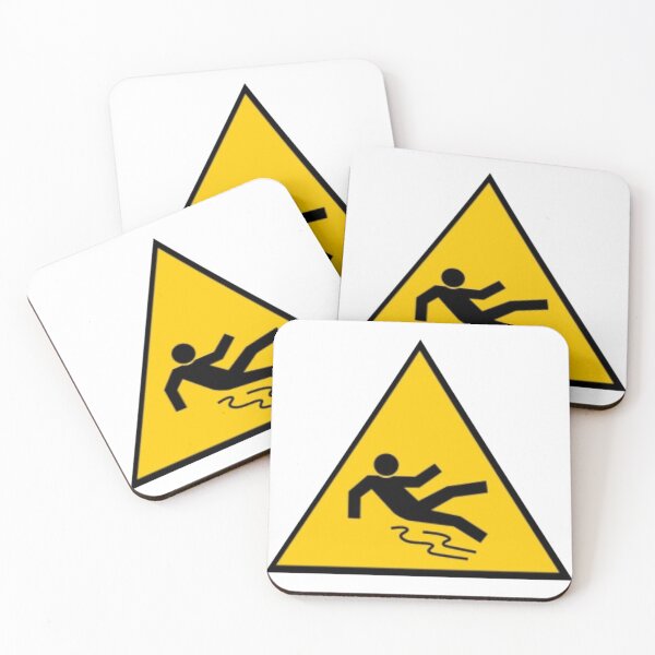 Item preview, Falling warning sign  designed and sold by Creativeart1974.