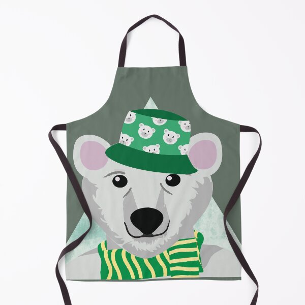 Item preview, Cute polar bear green designed and sold by myseptember18th.