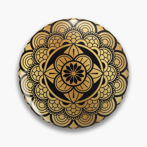 Item preview, Gold mandala , Motif Pattern, Gold retro pattern designed and sold by AhmedXhah.