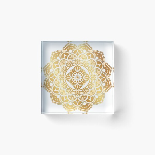 Item preview, Gold mandala , Motif Pattern, Gold retro pattern designed and sold by AhmedXhah.