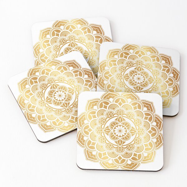 Item preview, Gold mandala , Motif Pattern, Gold retro pattern designed and sold by AhmedXhah.