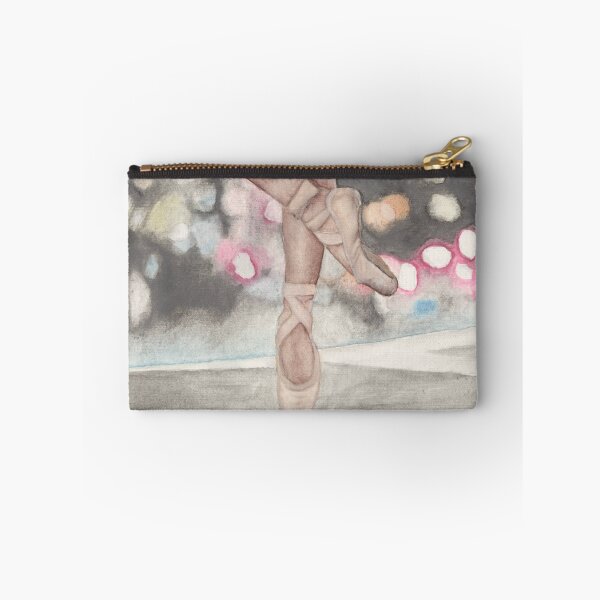 Item preview, Ballet Shoe on City Street with City Lights (white background) designed and sold by ElijartJane.