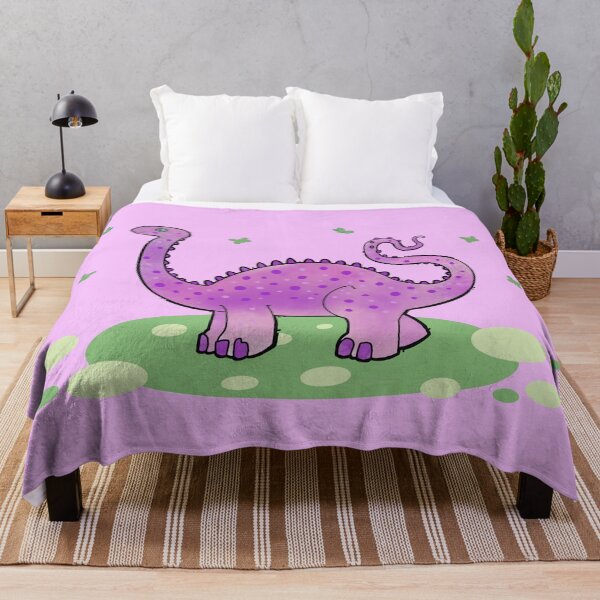 Item preview, purple diplodocus dinosaur with butterflies, pictures of dinosaurs designed and sold by weilertsen.