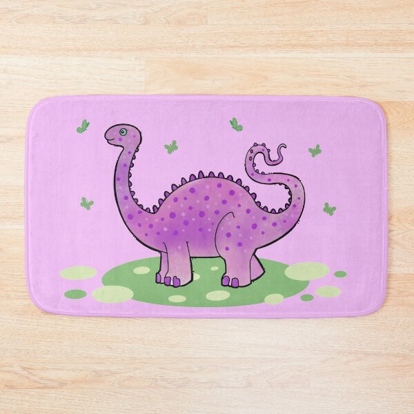 Item preview, purple diplodocus dinosaur with butterflies, pictures of dinosaurs designed and sold by weilertsen.