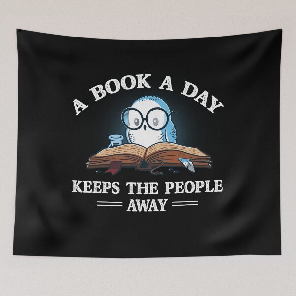 Item preview, A Book A Day Keep The People Away - Book Reading - Reader designed and sold by Dressed For  Duty.