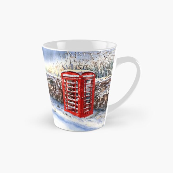 Item preview, Red telephone box in the snow designed and sold by Kathryn Green.