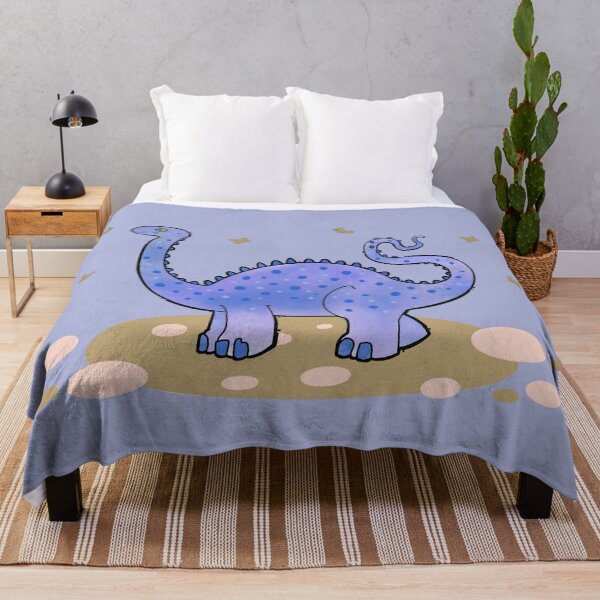 Item preview, dinosaurio diplodocus azul con mariposas designed and sold by weilertsen.