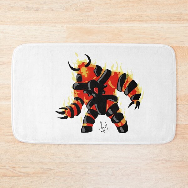 Item preview, Fire demon design cartoon style designed and sold by Pittstop.
