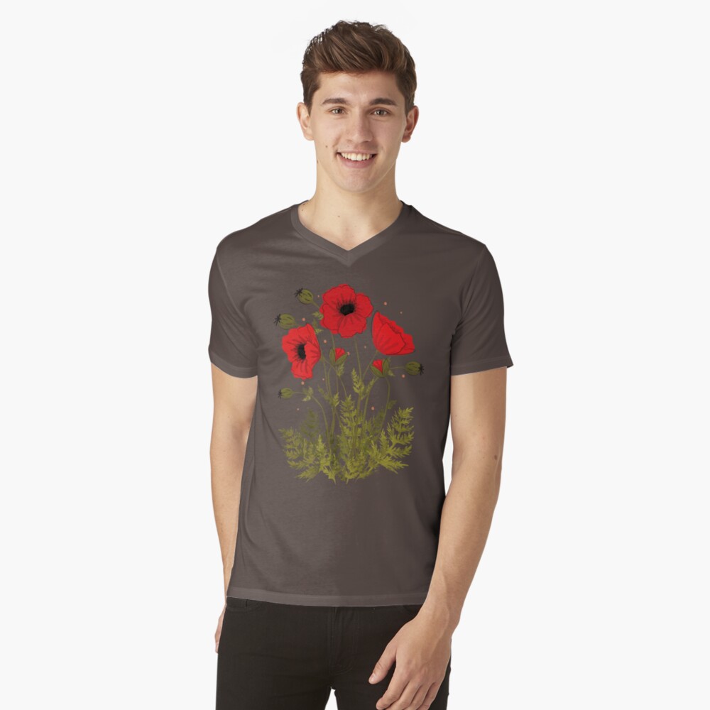 Item preview, V-Neck T-Shirt designed and sold by Lizbizart.
