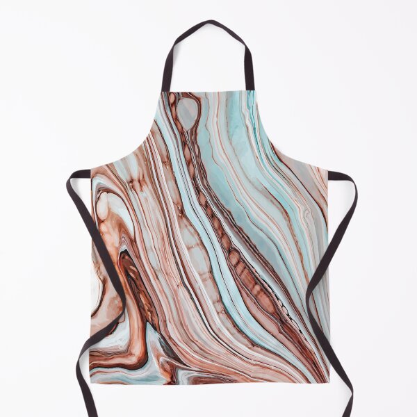 Item preview, Marble Swirls of Brown, Blue and White Abstract Pattern designed and sold by Alicia Chee.
