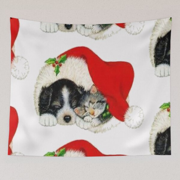 Item preview, Dog&Cat For Christmas designed and sold by wandaosorio.