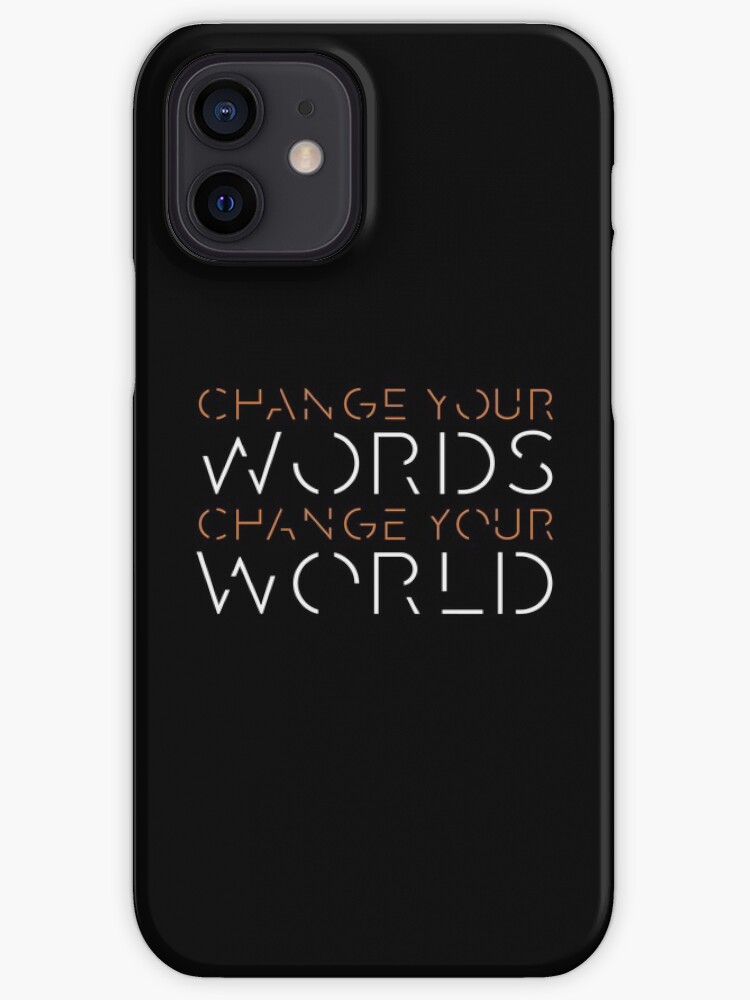 Thumbnail 1 of 4, iPhone Case, Change Your Words, Change Your World - 1 designed and sold by Philmjones.