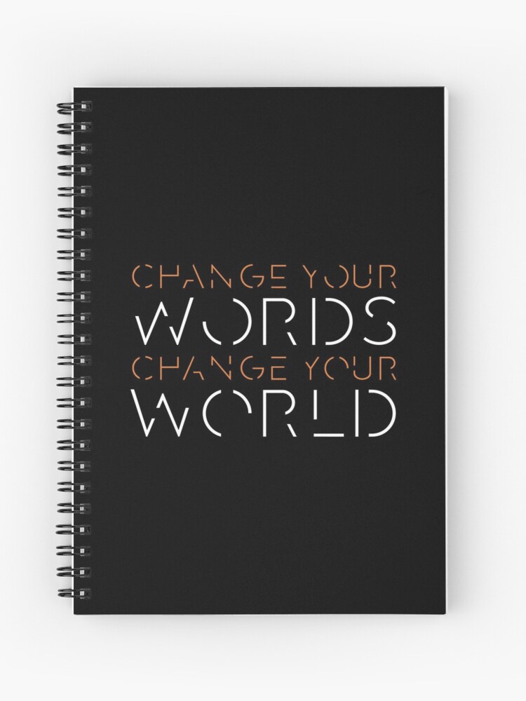 Thumbnail 1 of 3, Journal, Change Your Words, Change Your World - 1 designed and sold by Philmjones.