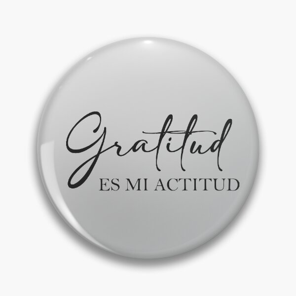 Item preview, Gratitud es mi actitud, cita en español designed and sold by Aryam Quotes.