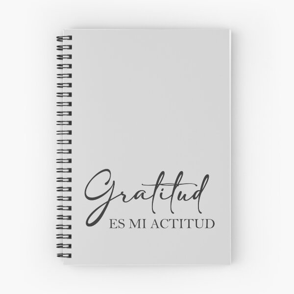 Item preview, Gratitud es mi actitud, cita en español designed and sold by Aryam Quotes.