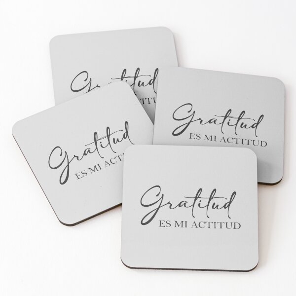 Item preview, Gratitud es mi actitud, cita en español designed and sold by Aryam Quotes.