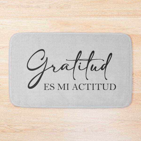 Item preview, Gratitud es mi actitud, cita en español designed and sold by Aryam Quotes.