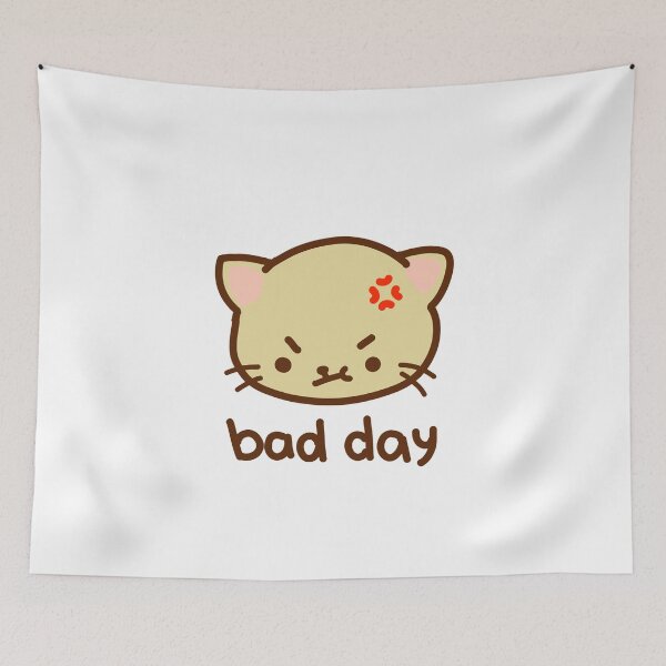 Item preview, Sour cat - bad day, kawaii, cool designed and sold by GLwithUs.