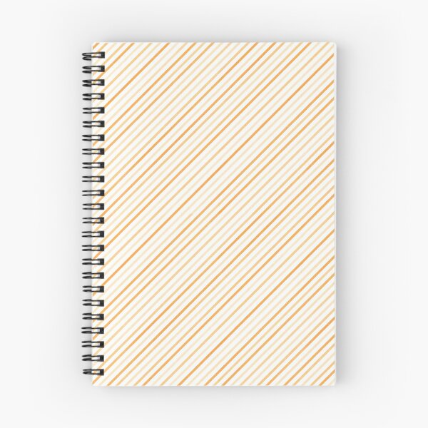 Item preview, Orange Watercolor Diagonal Stripes Pattern designed and sold by VvdVenDesign.