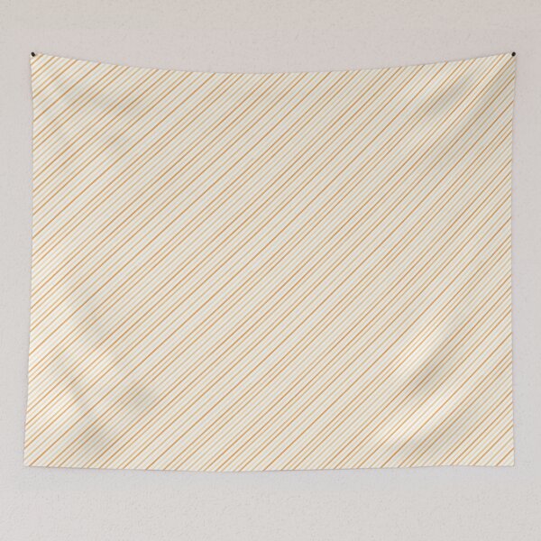 Item preview, Orange Watercolor Diagonal Stripes Pattern designed and sold by VvdVenDesign.