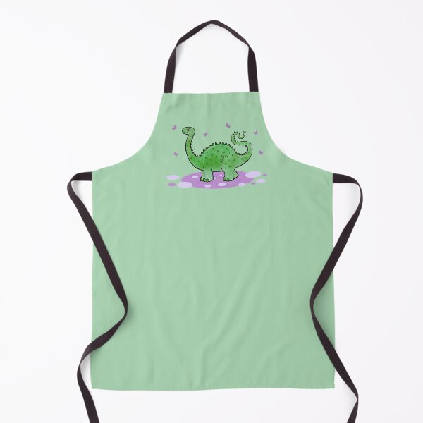 Item preview, dinosaurio diplodocus verde con mariposas designed and sold by weilertsen.
