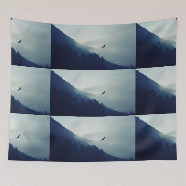 Item preview, Flying Eagle Over The Mountain designed and sold by wildlittlefan.