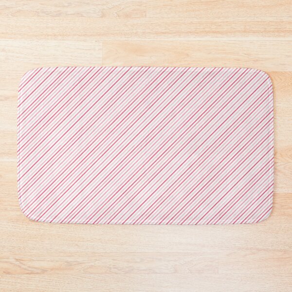 Item preview, Coral Watercolor Diagonal Stripes Pattern designed and sold by VvdVenDesign.