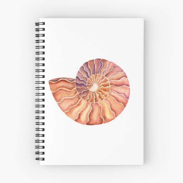 Item preview, Ammonite Fossil Watercolor designed and sold by Amber Schiltz.