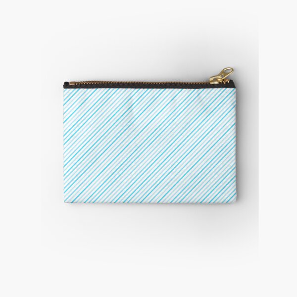 Item preview, Blue Watercolor Diagonal Stripes Pattern designed and sold by VvdVenDesign.
