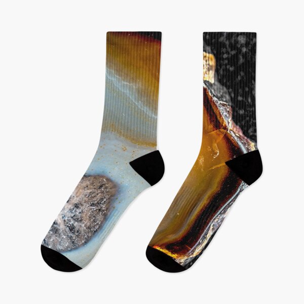 Item preview, Natural colored caramel agate slice designed and sold by Roger Porter Photography.