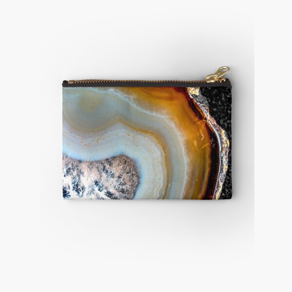 Item preview, Natural colored caramel agate slice designed and sold by Roger Porter Photography.