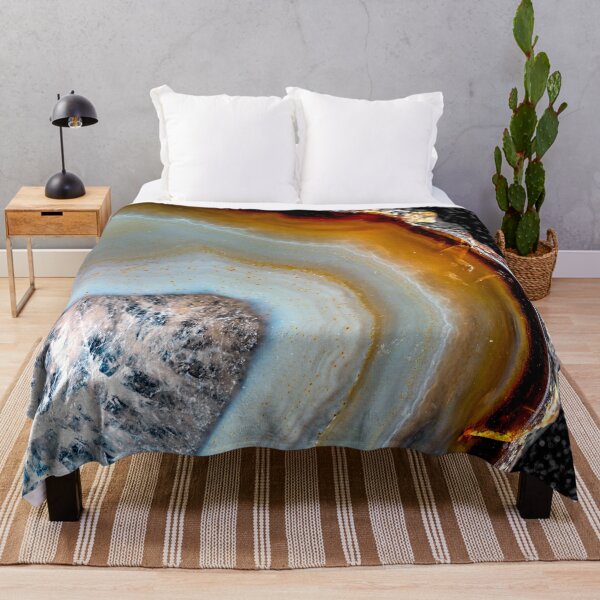 Item preview, Natural colored caramel agate slice designed and sold by Roger Porter Photography.