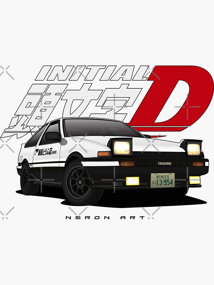 Toyota AE86 Sticker