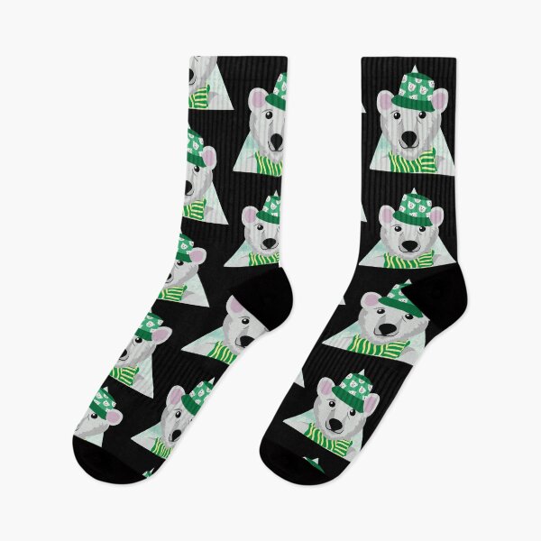 Item preview, Cute polar bear green pattern designed and sold by myseptember18th.