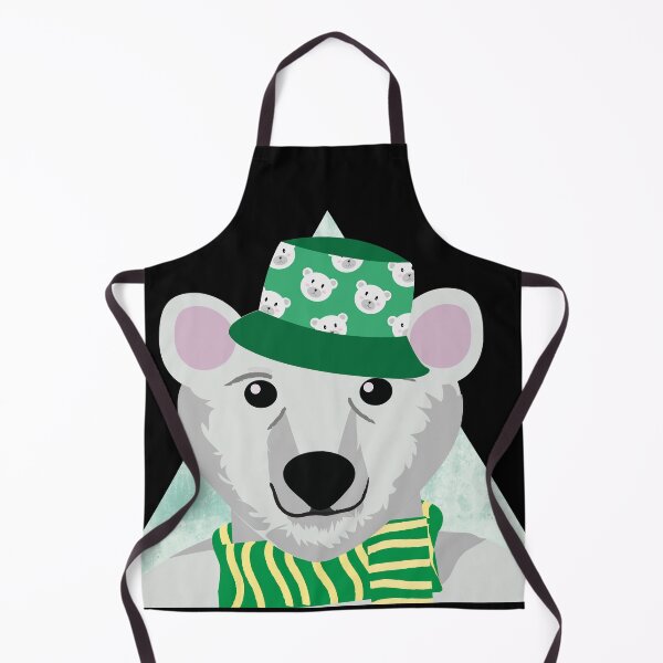 Item preview, Cute polar bear green pattern designed and sold by myseptember18th.
