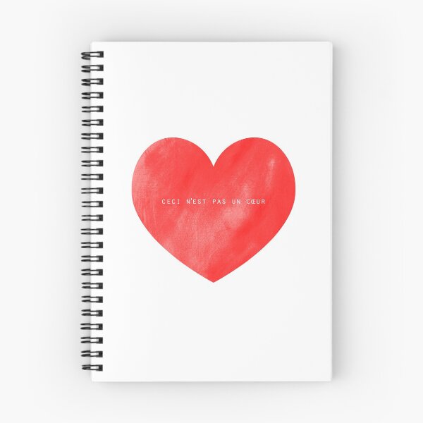 Item preview, Ceci n'est pas un coeur (This is not a heart) designed and sold by about:blank Shop.