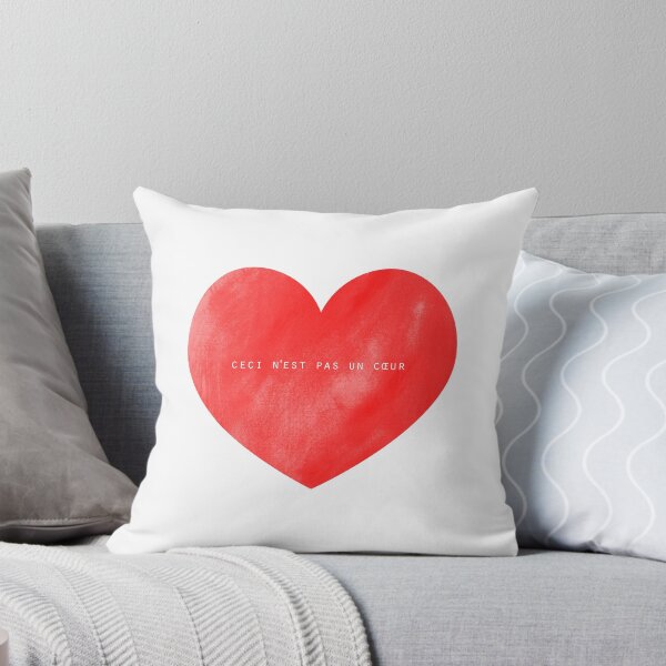 Item preview, Ceci n'est pas un coeur (This is not a heart) designed and sold by about:blank Shop.