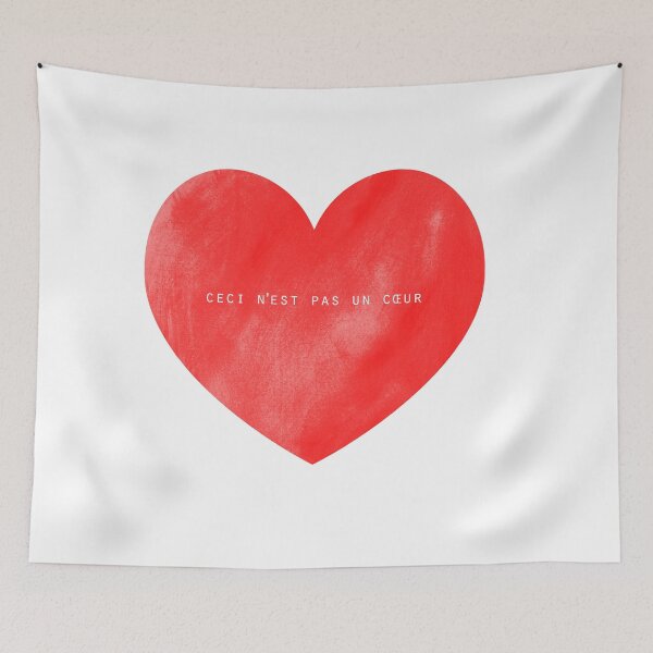 Item preview, Ceci n'est pas un coeur (This is not a heart) designed and sold by about:blank Shop.
