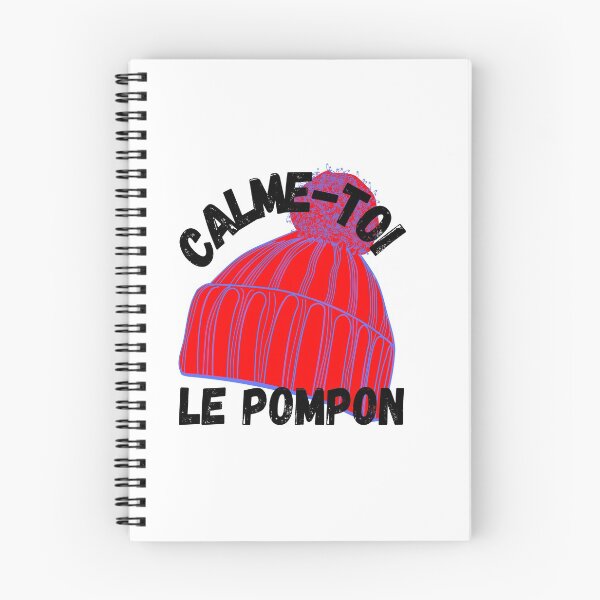 Item preview, Calme-toi le pompon - French Slang Quebec designed and sold by Sansmalice.