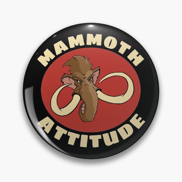 Artikelvorschau, Woolly Mammoth Pun Mammoth Attitude Grafik entworfen und verkauft von Huhnerdieb Apparel.