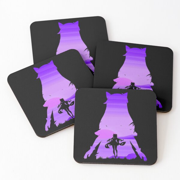 Item preview, Keqing Genshin Impact - Illusion *Black* designed and sold by MyRetroArt.