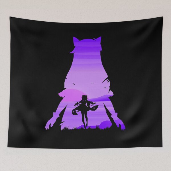 Item preview, Keqing Genshin Impact - Illusion *Black* designed and sold by MyRetroArt.
