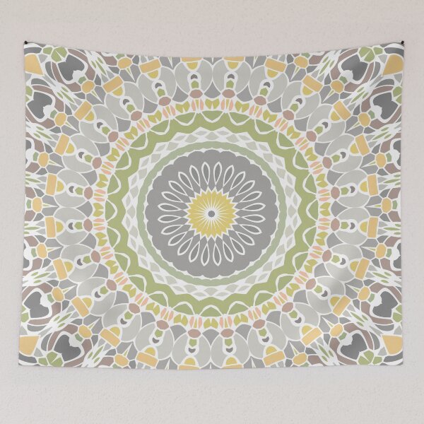 Item preview, Spring Flower Mandala 02 designed and sold by Kelly Dietrich Mandala & Fractal Art.